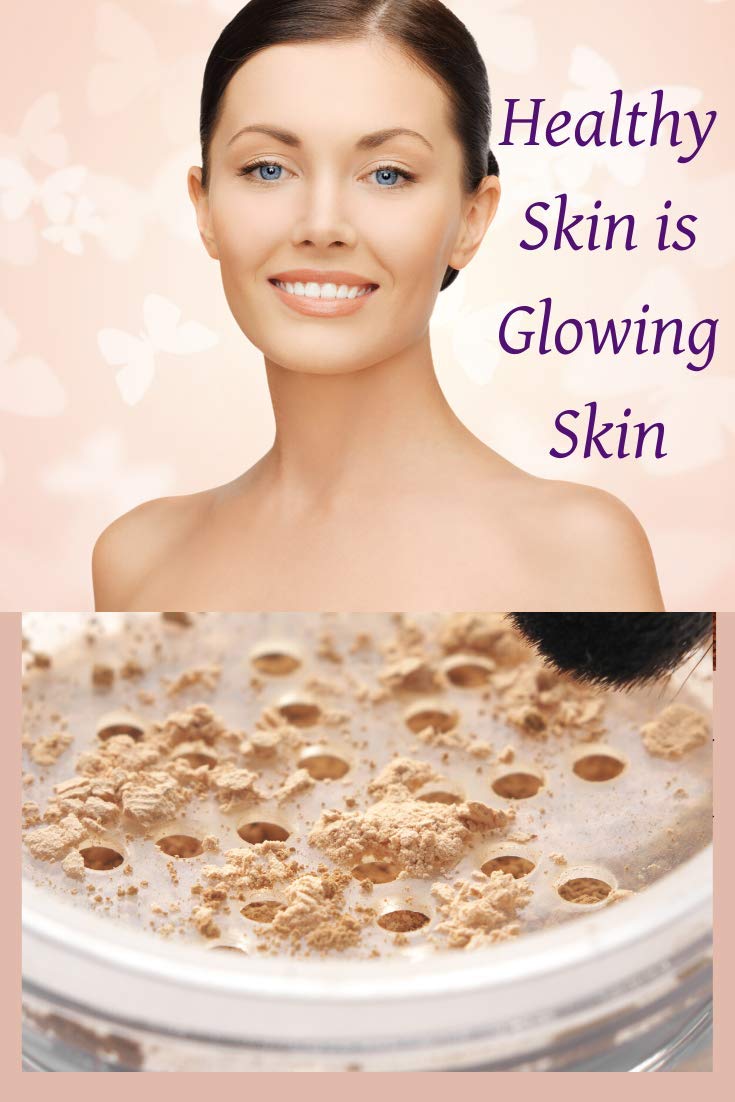 Ageless Derma Mineral Face Powder Foundation Makeup. Natural Full Coverage Loose Foundation with Vitamin and Green Tea. Made in USA