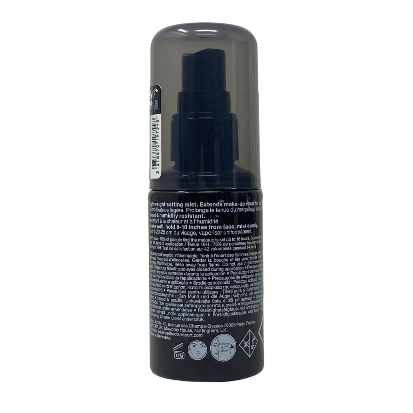 SEPHORA COLLECTION Makeup Setting Spray 1.4 fl oz / 40 mL Travel Size.