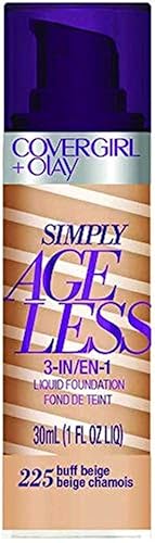 COVERGIRL & Olay Simply Ageless 3 in 1 Liquid Foundation, (Pack of 2)