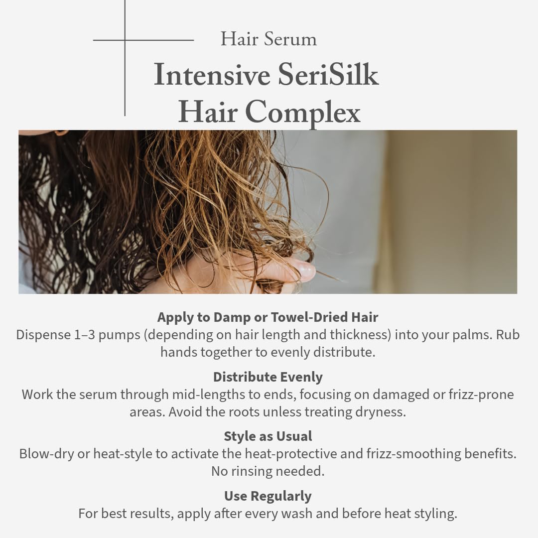 Intensive Serisilk Hair Complex Serum - Advanced Repair & Lasting Shine 3.38 fl oz