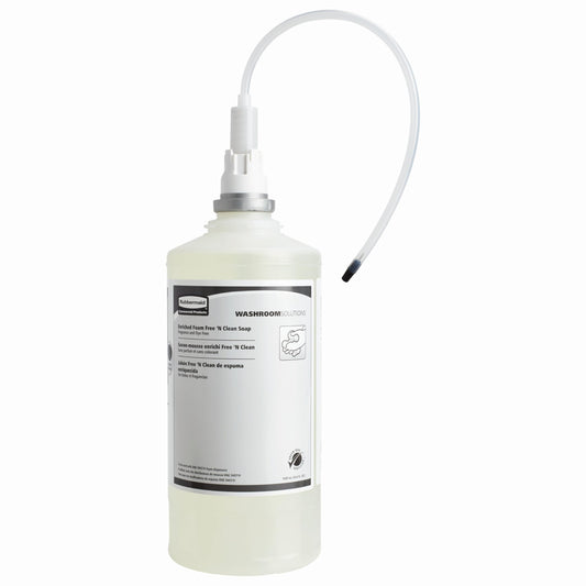 Rubbermaid Commercial Products OneShot Dye & Fragrance Free Foam Hand Soap Refill, 1600mL, Green Seal Certified, Compatible with RCP's Touchless Beauty & Personal Care Rubbermaid Commercial Products