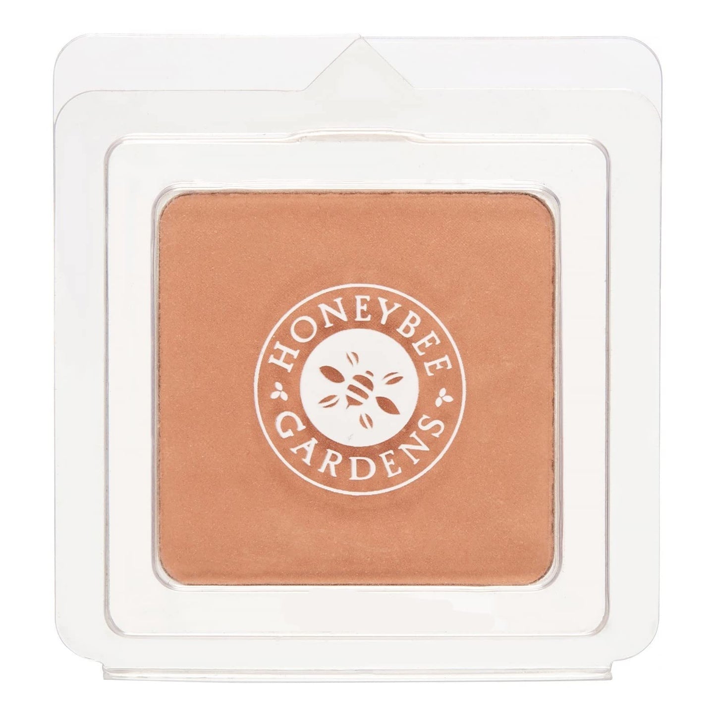 Honeybee Gardens Pressed Mineral Powder Foundation Refill, Montego, Warm Tan Neutral Shade, Adjustable Coverage, Natural Finish, With Botanical