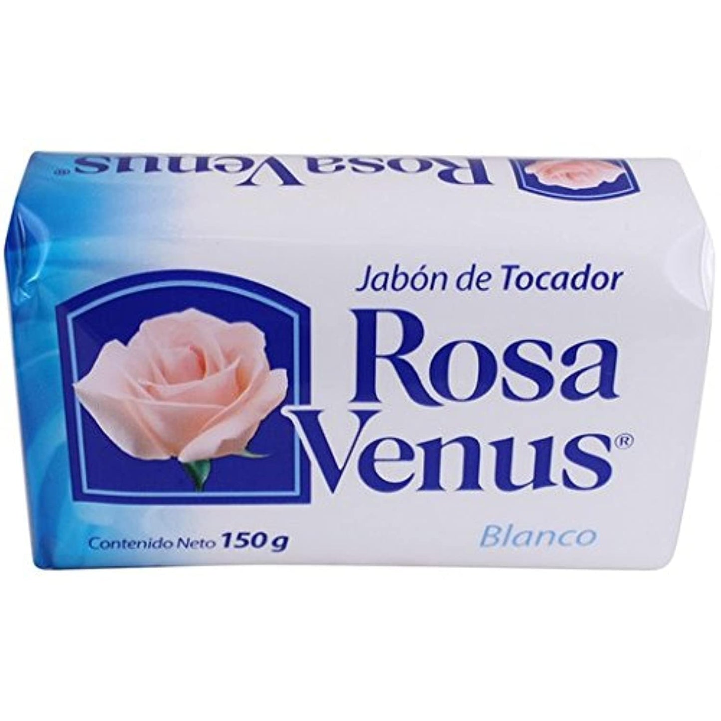 Jabon Rosa Venus Blanco Clasico 150 g / 5.29 oz Pack of 12, 20 or 40 Pack, Bar (40)