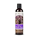 Dr. Woods Raw African Liquid Black Soap - Body Wash for Men and Women, Contains Organic Shea Butter, Gentle Exfoliant, Natural Cleanser for Face