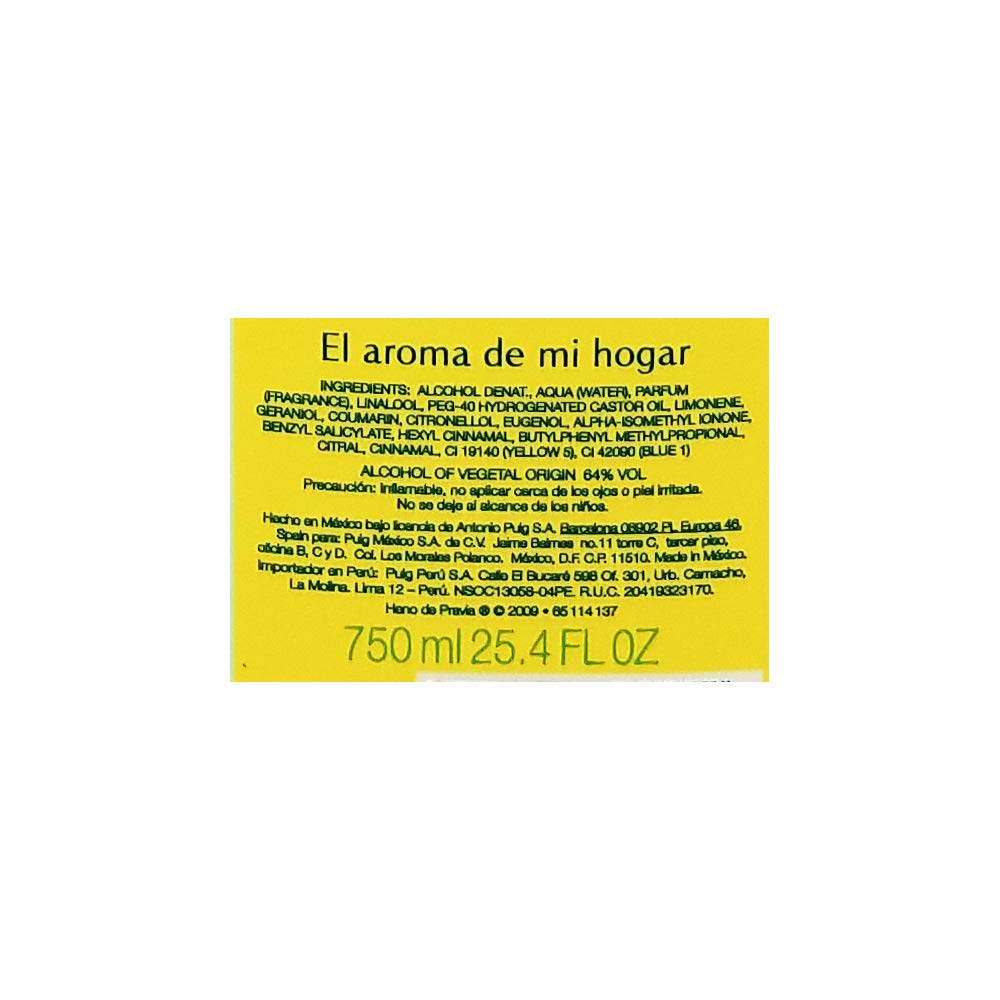 Heno de Pravia Splash Cologne, After Shave, Fresh Fragance, 25.6 FL Oz, Bottle
