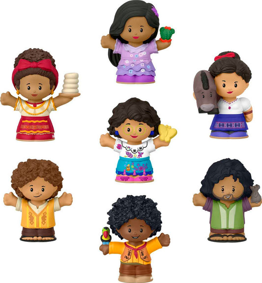 Fisher-Price Little People Toddler Toys Disney Encanto Figure Set, 7 Characters for Preschool Kids Ages 18+ Months (Amazon Exclusive)