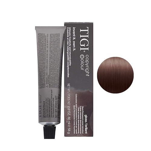 TIGI Demi Perm Gloss color cream 6/85 Dark Ash Mahogany Blonde