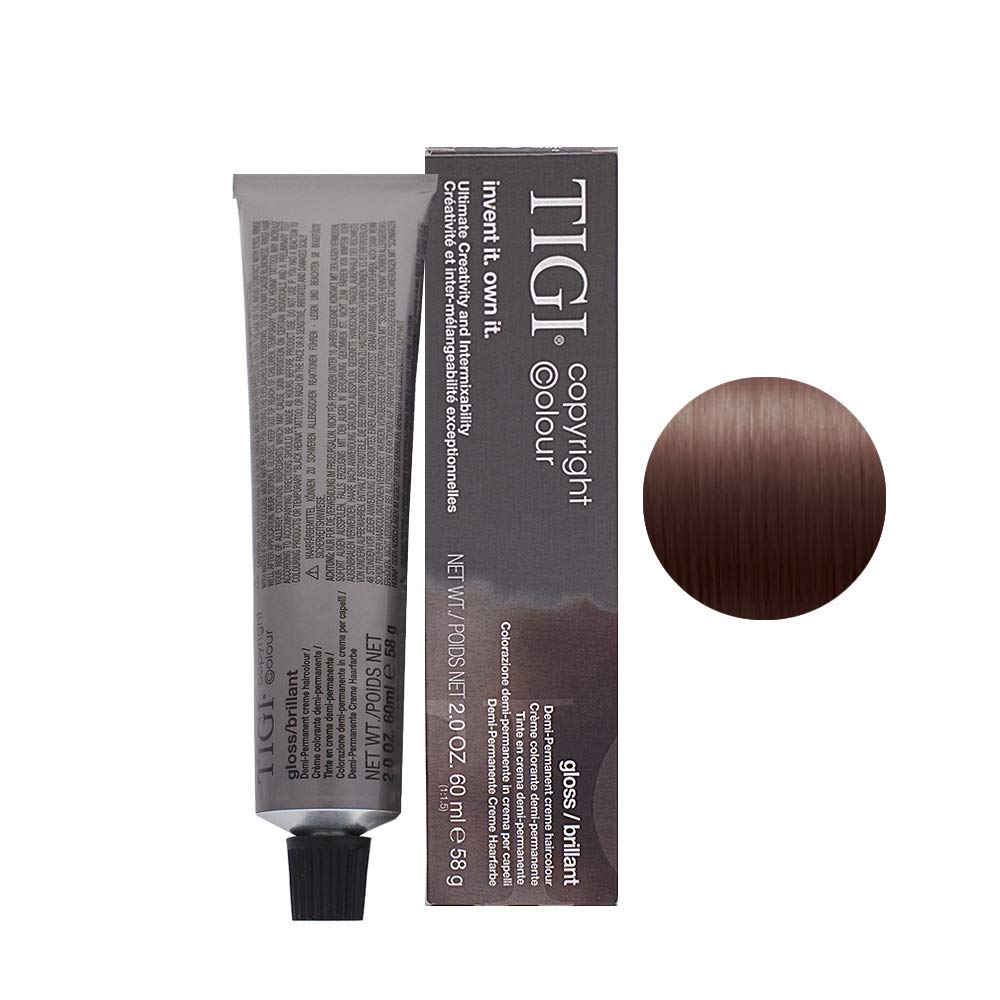 TIGI Demi Perm Gloss color cream 6/85 Dark Ash Mahogany Blonde