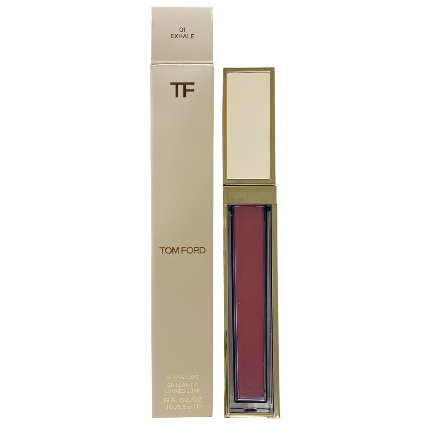 Tom Ford Limited Edition Vanilla Sex Gloss Luxe Lip Gloss - 01 Exhale (Milky nude pink), 0.19 fl oz / 5.5 mL