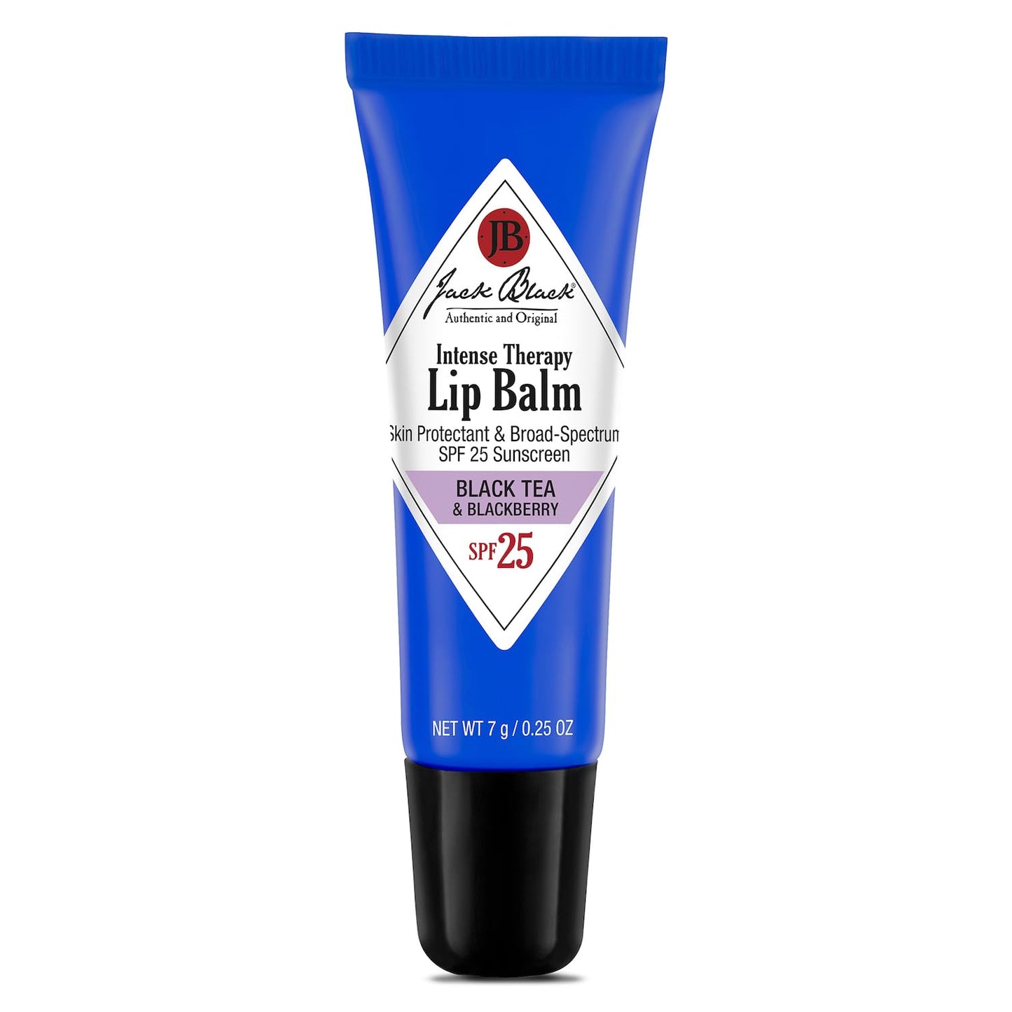 Jack Black Intense Therapy Lip Balm, Black Tea & Blackberry , 0.25 Ounce (Pack of 1)