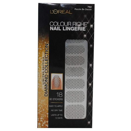 Loreal Limited Edition Diamond Collection Nail Lingerie - 702 Razzle Be Dazzle Beauty & Personal Care L'Oreal Paris