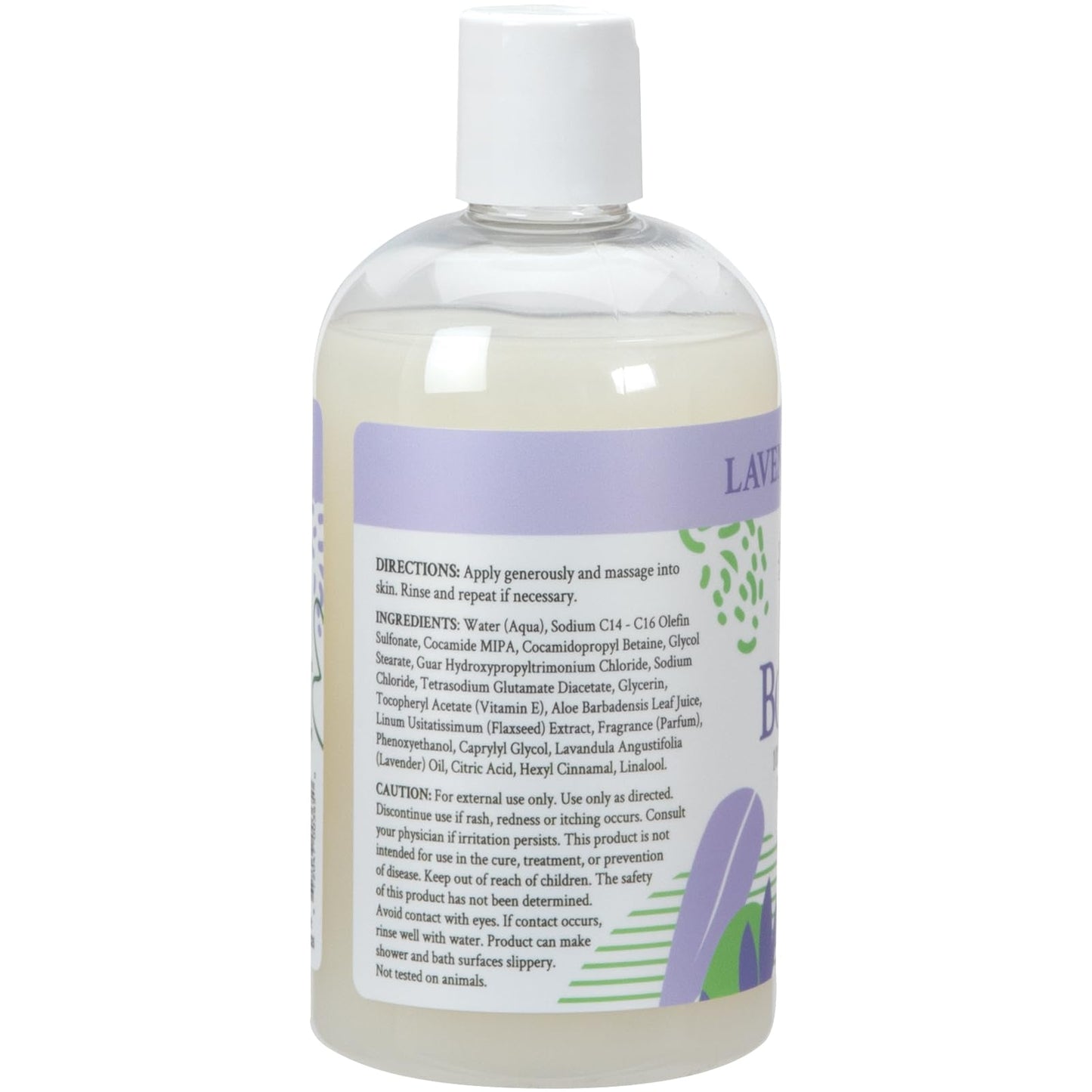 Ginger Lily Farms Botanicals Nourishing Body Wash, 100% Vegan & Cruelty-Free, Lavender Chamomile Scent, 12 Fl Oz