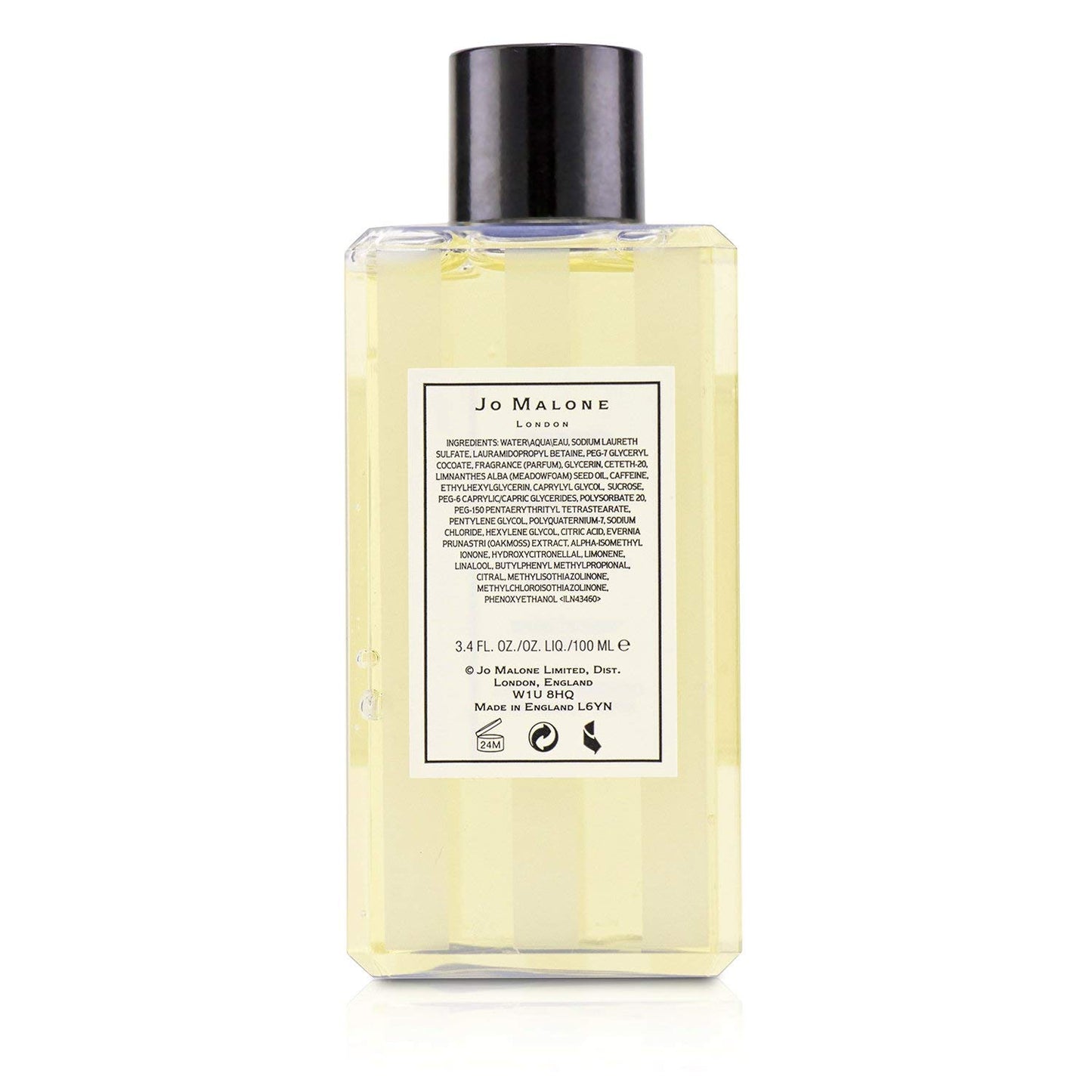 Jo Malone Lime Basil & Mandarin Body & Hand Wash Gel Moussant, 3.4 Ounce
