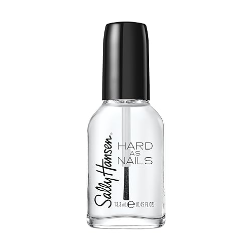 Sally Hansen Hard as Nails Nail Polish, Crystal Clear, 0.45 Fluid Ounce