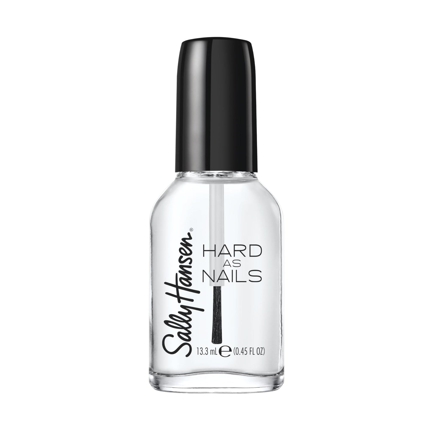 Sally Hansen Hard as Nails Nail Polish, Crystal Clear, 0.45 Fluid Ounce