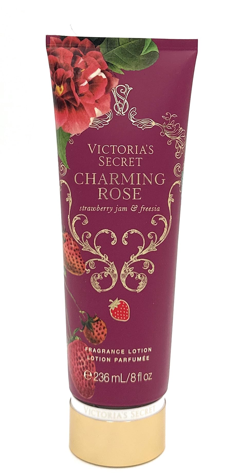 Victoria's Secret Fragrance Lotion Charming Rose 8.0 Fl Oz