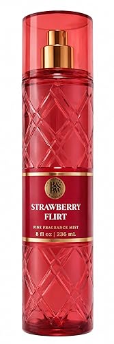 Bath & Body Works Strawberry Flirt Fine Fragrance Mist - Strawberry Jam Cotton Candy Body Spray