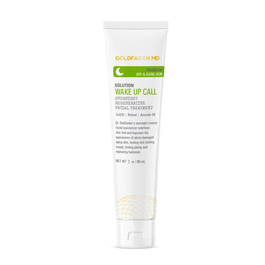 Dr. Goldfadens Wake Up Call Night Facial Moisturizer Night Cream for Dry & Aging Skin | w/Alpha Lipoic Acid, Avocado Oil Retinol, Co-enzyme Q10 2.0 Fl Beauty & Personal Care GOLDFADEN MD