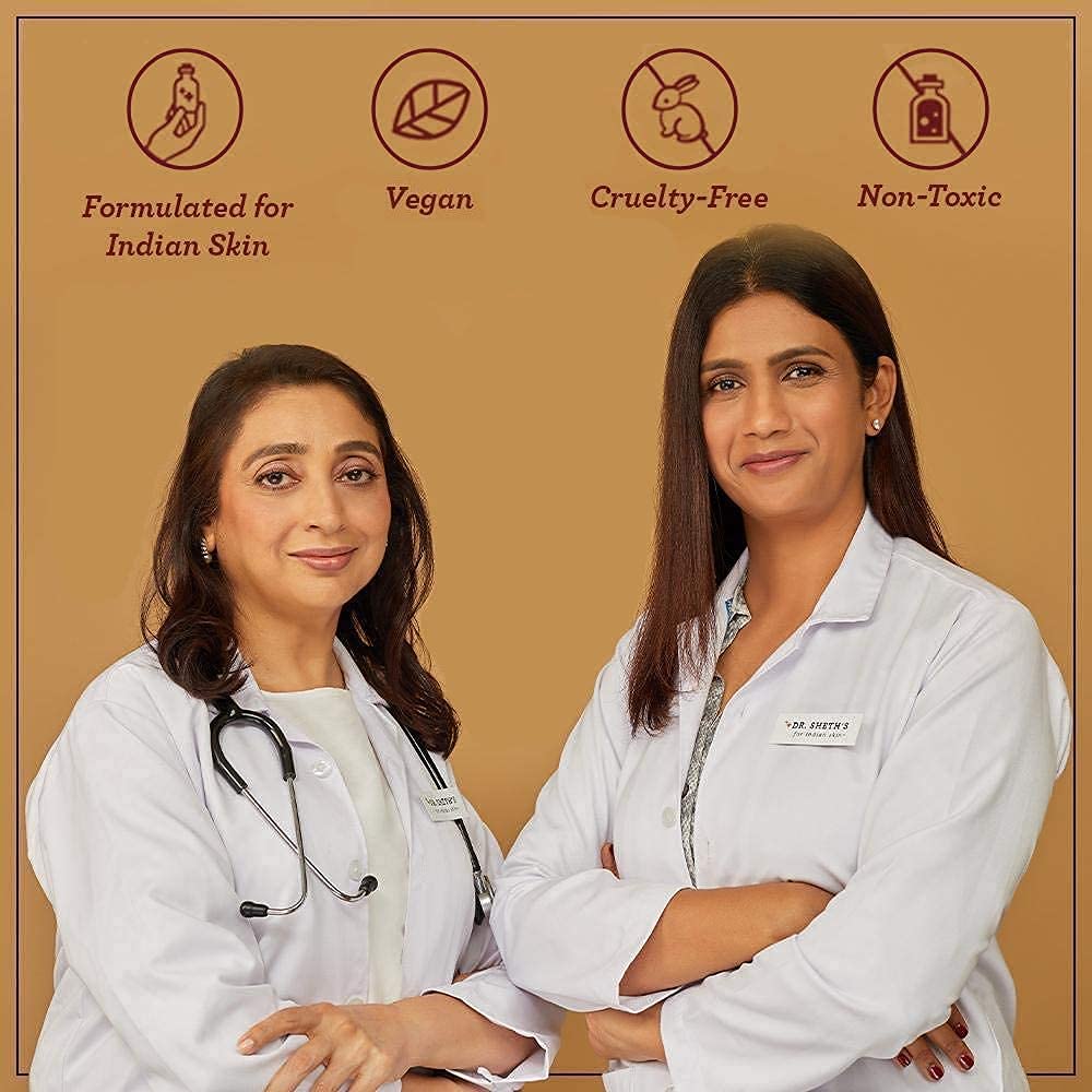 Dr. Sheth's Centella & Niacinamide Face Serum | Helps Reduces Acne & Scars | Controls Sebum & Soothes Redness | Unisex Formula for All Skin Types