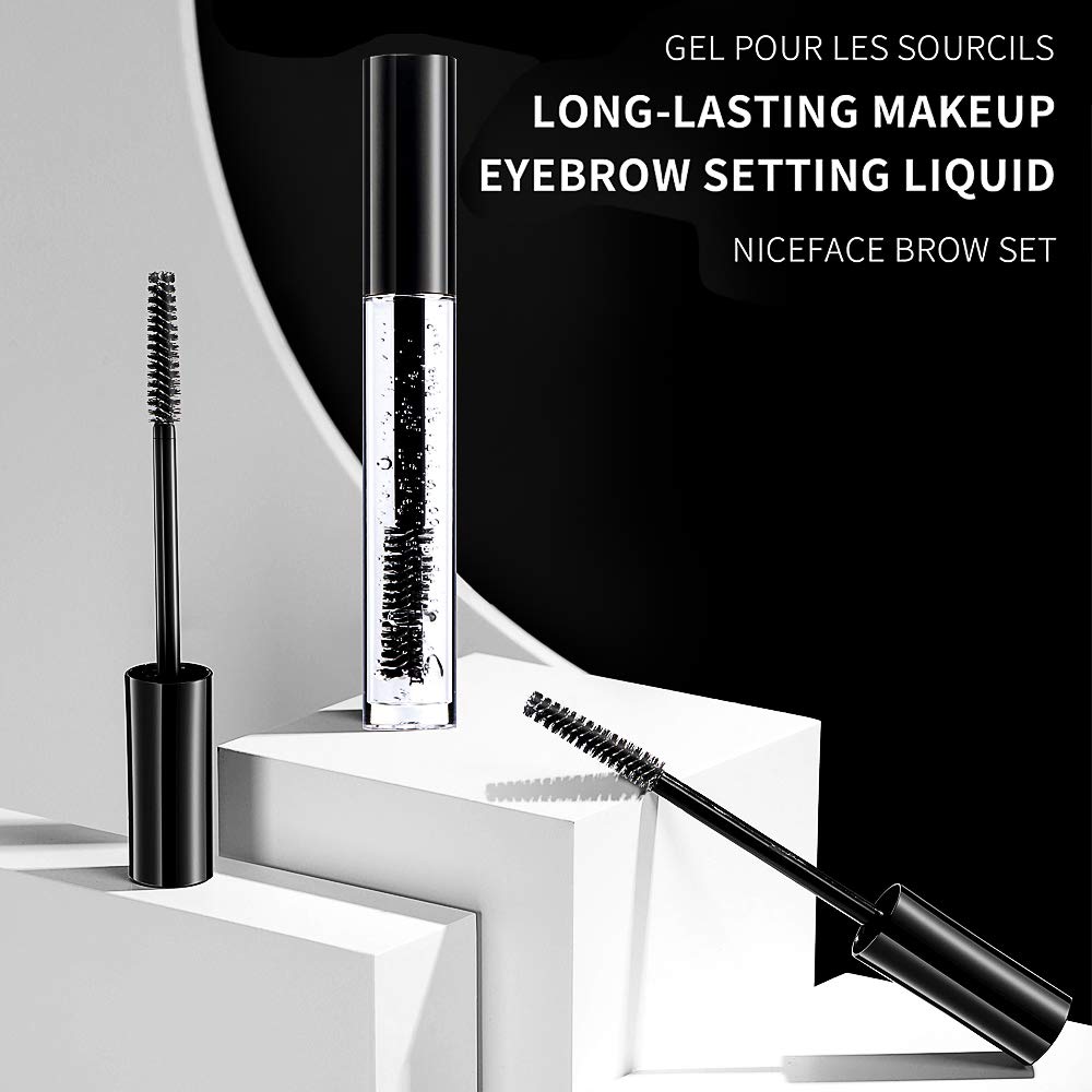 DAGEDA Clear Eyebrow Setting Gel, 2 Pack Brow Fix Gel, Waterproof And Sweat-Proof Eyebrow Repair Liquid Brows Styling Beauty Salon Home Use Makeup