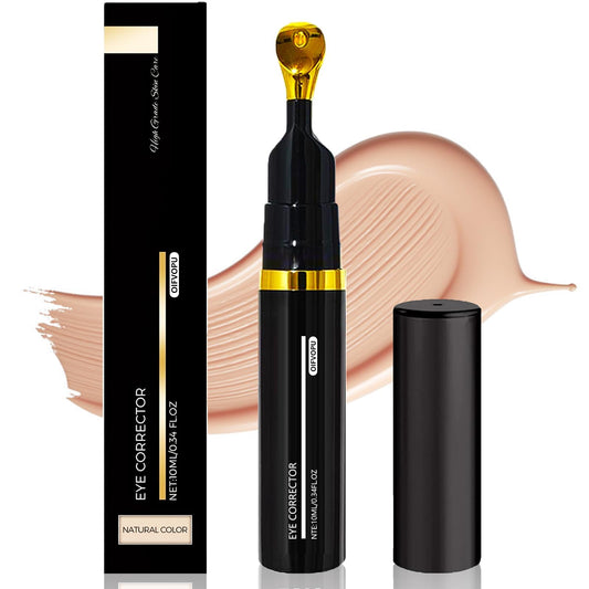 Eye Corrector, Under Eye Color Corrector for Dark Circles with Peach Undertones, Tinted Mineral Eye Cream for Hydrating Care 0.34 Fl Oz Beauty & Personal Care OIFVOPU