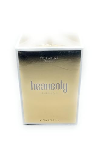 Victoria's Secret Heavenly Perfume For Women Eau de Parfum 1.7 Fluid Ounce - Warm Scent with Gold Musk, Sandalwood, Vanilla, & White Peony