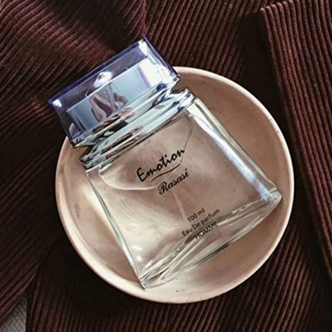 RASASI Emotion for Men EDP - Eau De Parfum 100 ML (3.4 oz) | Middle Eastern | Encaptures Fresh Notes or Bergamot & Orange Blossom in Opening, Floral