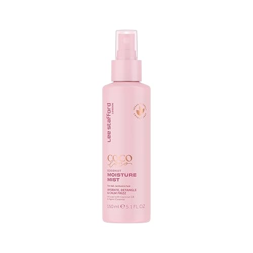 Lee Stafford Leave In Detangler Spray | Coco Loco Collection - Leave-In Conditioning Treatment Mist for Maximum Moisture, Hydrated, Detangles