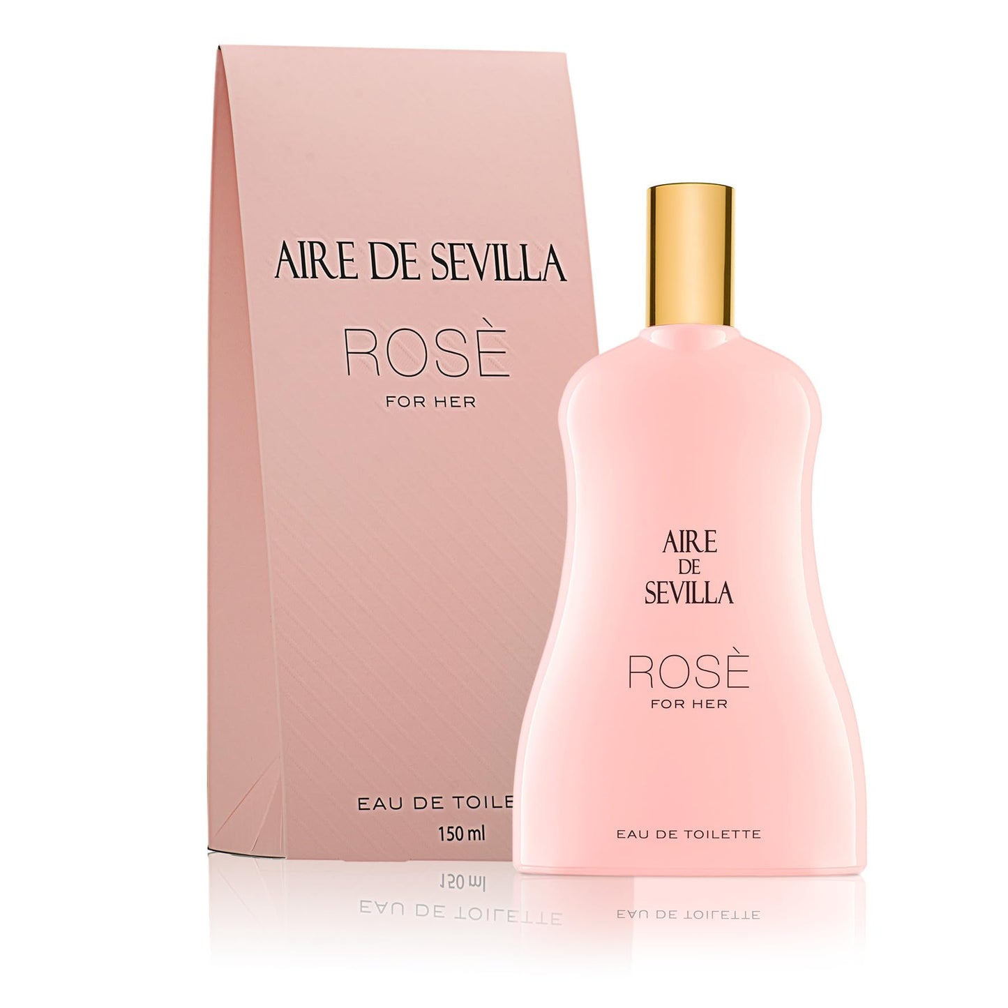 Instituto Español Aire de Sevilla Cologne Rose Eau de Toilette for Women, Sensuous and Elegant Floral Fragrance, Spray, 5.1 fl oz (150 ml), Made in
