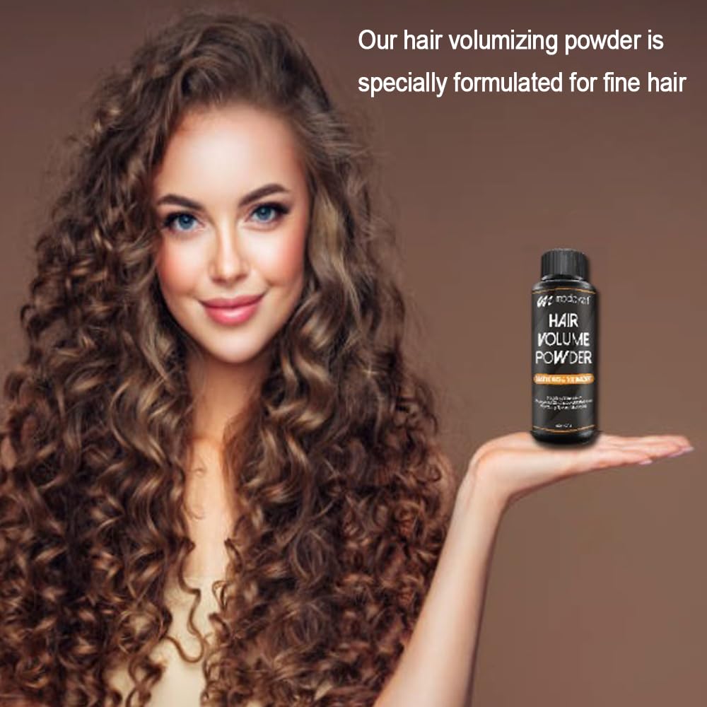 Hair Volumizing Powder - Weightless Volume And Strong Hold, With A Natural Matte Finish, For Messy, Textured Hairstyles, Mattifying & Volumizing, Fine
