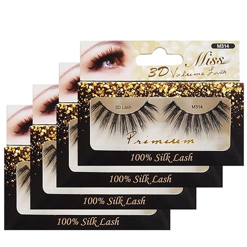 [4 PACKS] Miss Lashes 3D Volume Tapered False Eyelash Extension