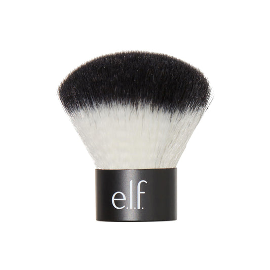 e.l.f. Kabuki Face Brush, Travel-Sized Makeup Brush For Precise & Controlled Application On-The-Go, Vegan & Cruelty-Free Beauty & Personal Care e.l.f.