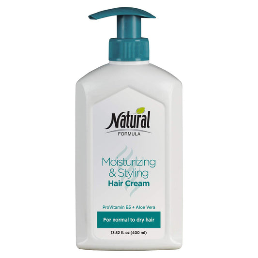 Moisturizing And Styling Hair Cream For Women And Men by Natural Formula - Hair Cream Moisturizer Enriched With Pro Vitamin B5 - Aloe Vera Hair Cream