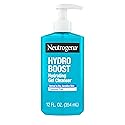 Neutrogena Hydro Boost Face Wash, Fragrance Free, Hydrating Facial Cleanser with Hyaluronic Acid, Daily Foaming Face Wash & Makeup Remover