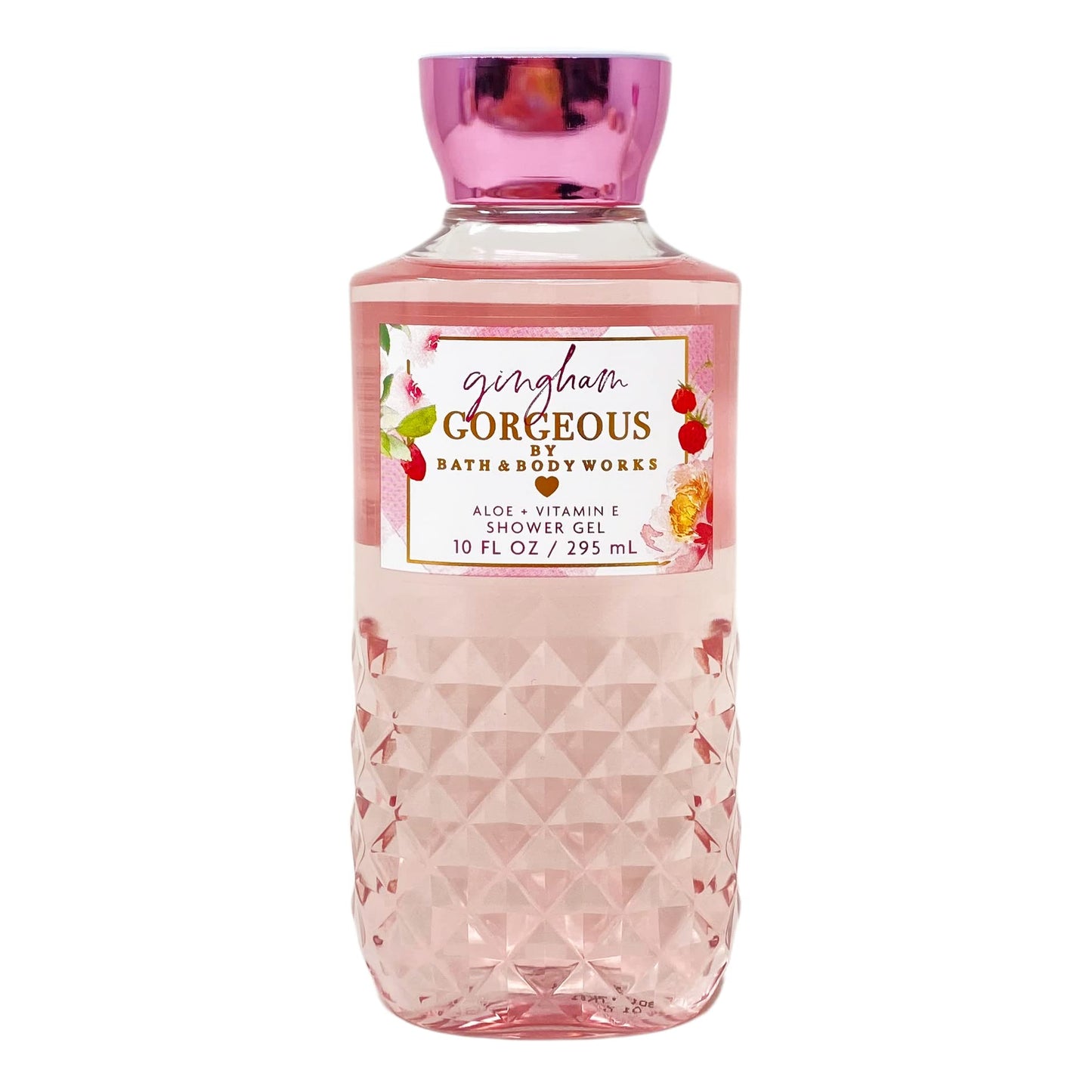 Bath & Body Works Gingham Gorgeous- Duo Gift Set - Body Cream and Shower Gel With Wild Jasmine Soap., Pink Beauty and Personal Care Bath & Body Works