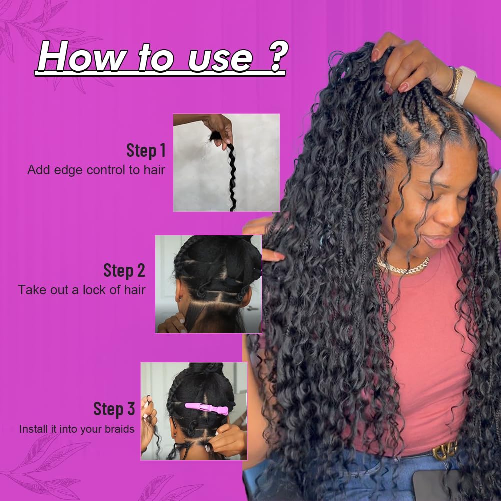 100 Percent Human Boho Braiding Hair Deep Wave Bulk Boho Hair for Braiding Curly Bundles Human Hair for Boho Braids Wet and Wavy Braiding Hair Beauty and Personal Care Acbhoa