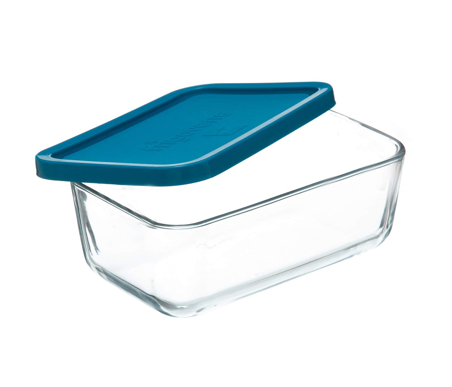 Bormioli Frigoverre J600302 - Rectangular Container 21x13 cm. Frigove Blue