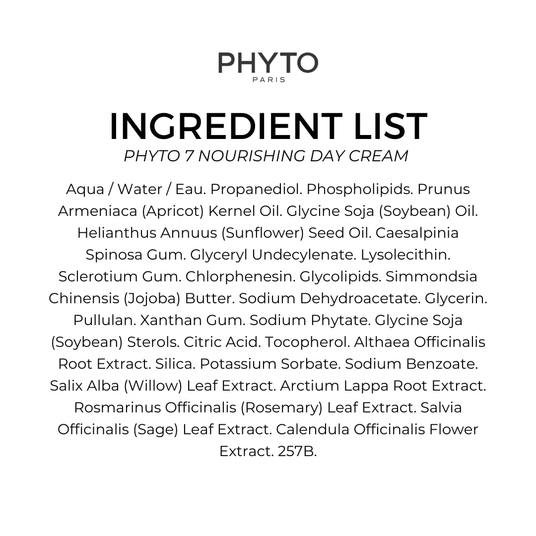 PHYTO 7 Botanical Hydrating Day Cream, 1.76 Ounce