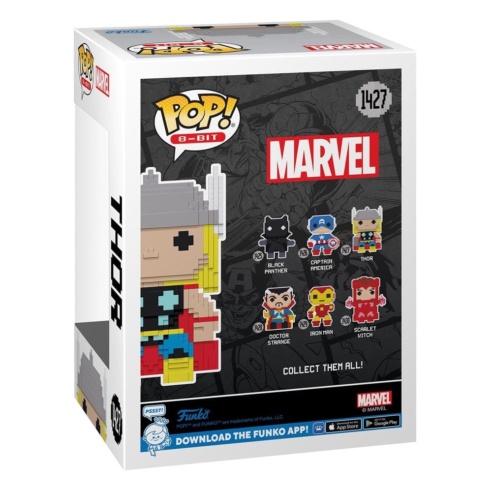 Funko Pop! Marvel: 8-Bit - Thor - Marvel Comics - Collectible Vinyl Figure - Gift Idea - Official Merchandise - Toys for Children and Adults - Comic…