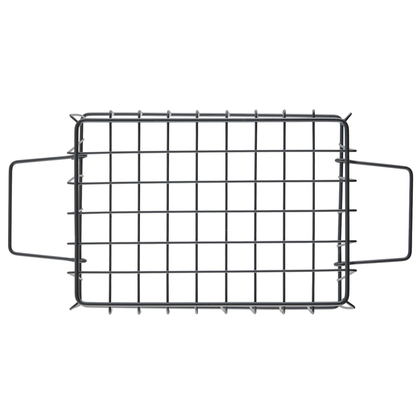 G.E.T. WB-315-MG Heavy Duty Iron Wire Utility Storage Basket/Bin with Handles, 11" x 8" x 8"