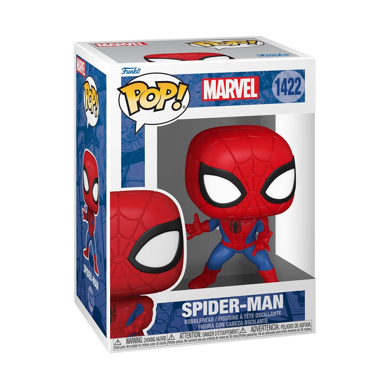 Funko Pop Marvel - Spider-Man - Marvel Comics - Collectable Vinyl Figure - Gift Idea - Official Merchandise - Toys for Kids & Adults - Superheroes…