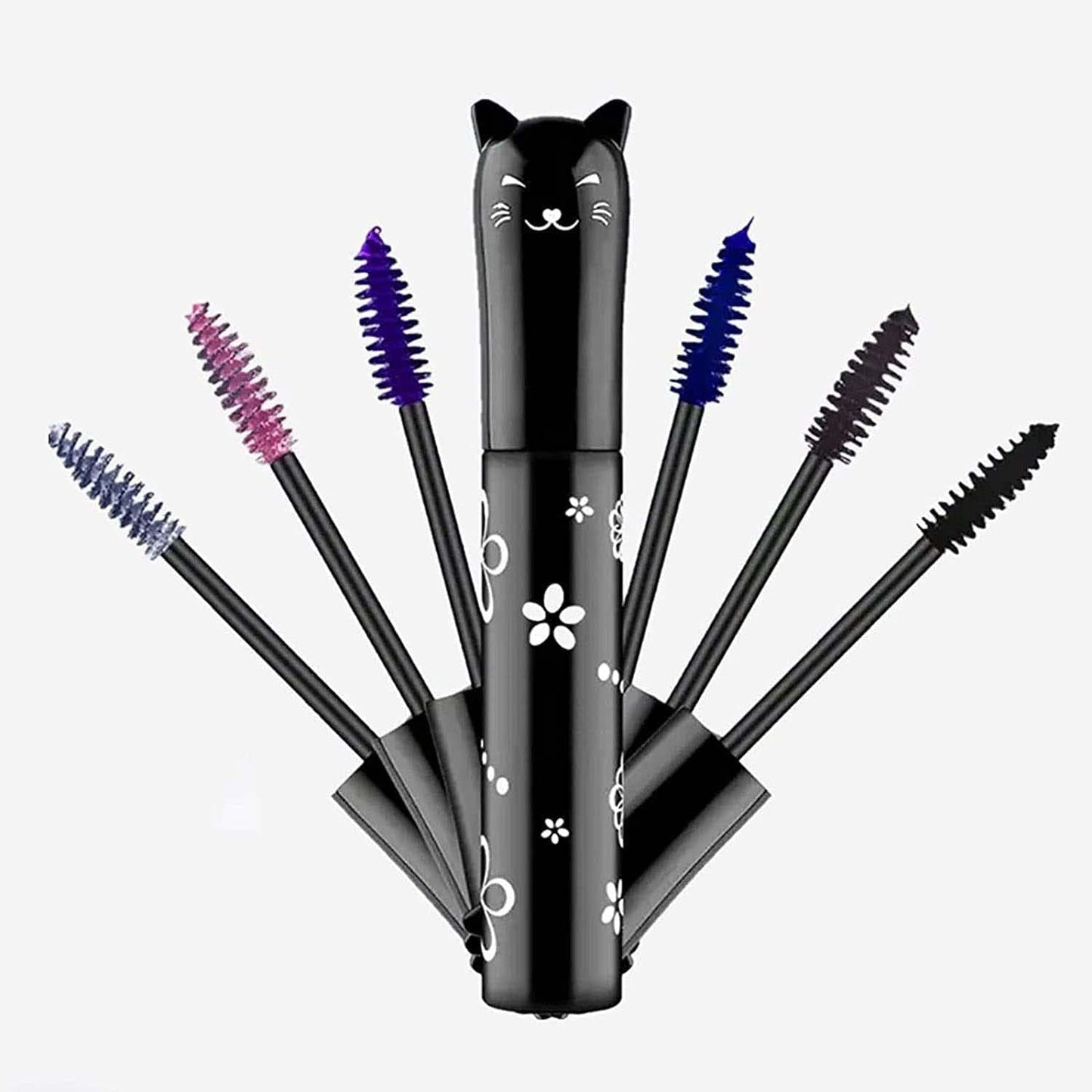 6 colored Mascara sets Gift mascara volume and length White Blue Purple Black Brown Pink Waterproof Natural Hypoallergenic Color Makeup Best Benefit