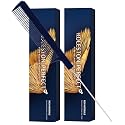 Koleston Perfect ME+ 5/1 Light Brown/Ash Permanent Hair Color Creme 2 Ounce (Pack of 2) With Pin Tail Comb - Use with Welloxon Perfect Developer