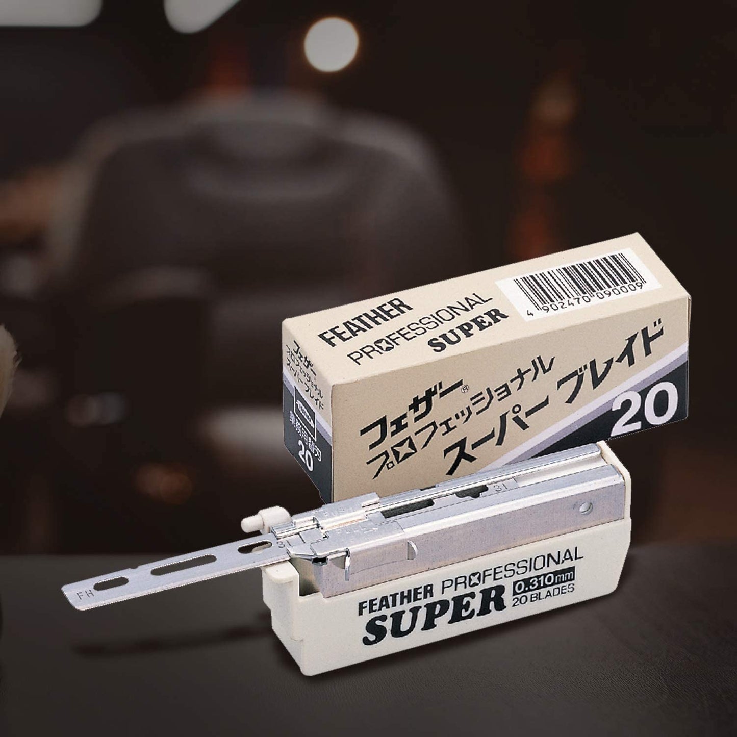 Feather Artist Club ProSuper Razor Blades - Single Straight Edge Razor Blades With Guard Refills For Shaving - For Men & Barbers (100 Count) Beauty and Personal Care Feather