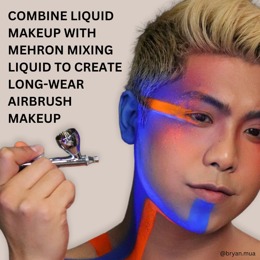 Mehron Makeup Liquid Makeup | Face Paint and Body Paint Perfect for Halloween, Cosplay I Air Brush Compatible 4.5 oz (133 ml) (PINK)