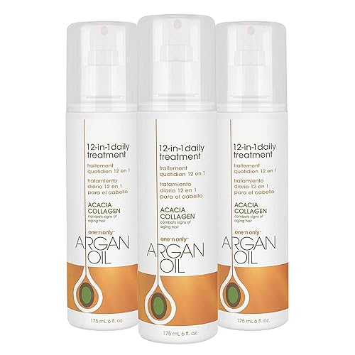 One N' Only Argan Oil 12-in-1 Daily Treatment Lightweight, Helps Control Frizz, Smooths, Detangles, Moisturizes, Strengthens and Adds Body to Dry