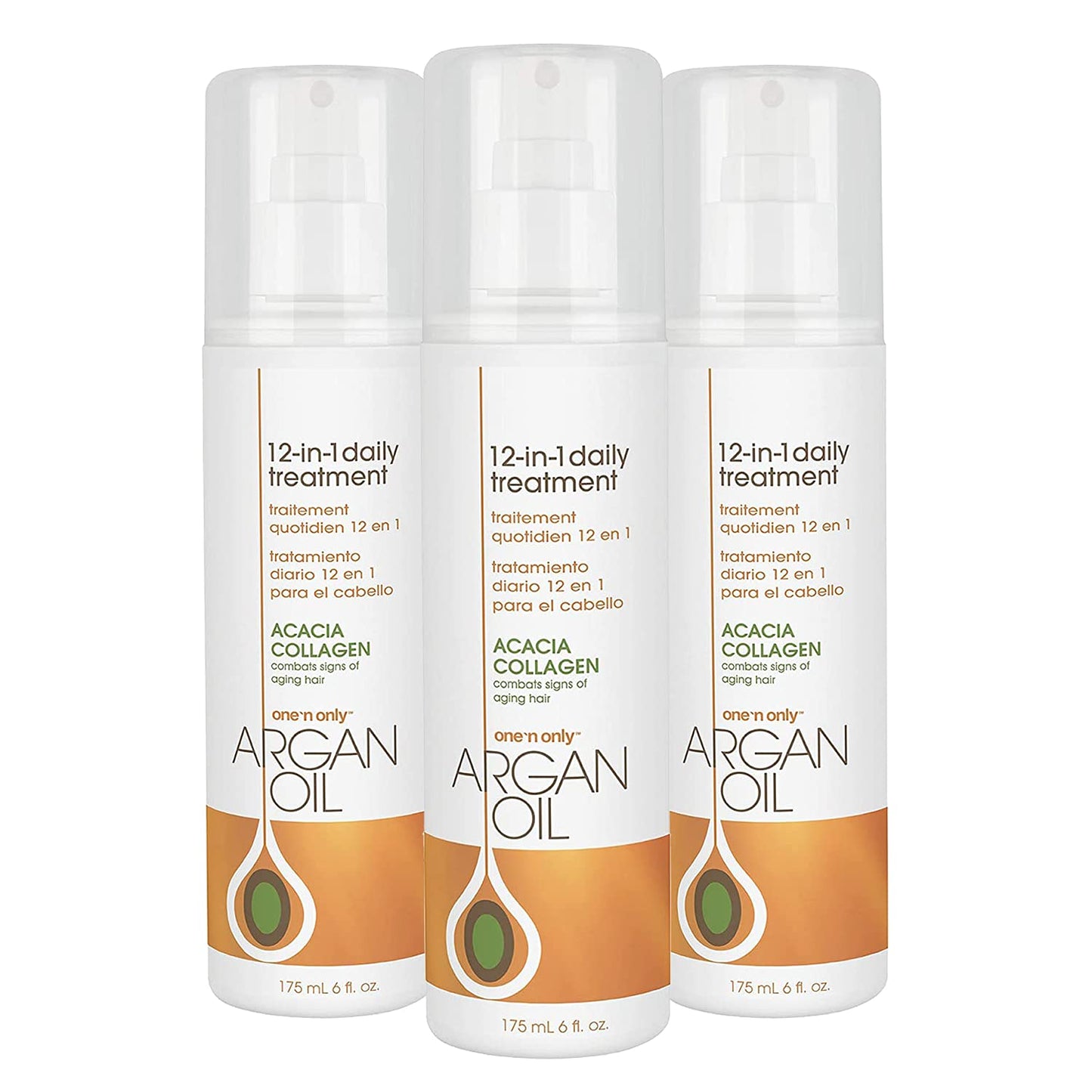 One N' Only Argan Oil 12-in-1 Daily Treatment Lightweight, Helps Control Frizz, Smooths, Detangles, Moisturizes, Strengthens and Adds Body to Dry