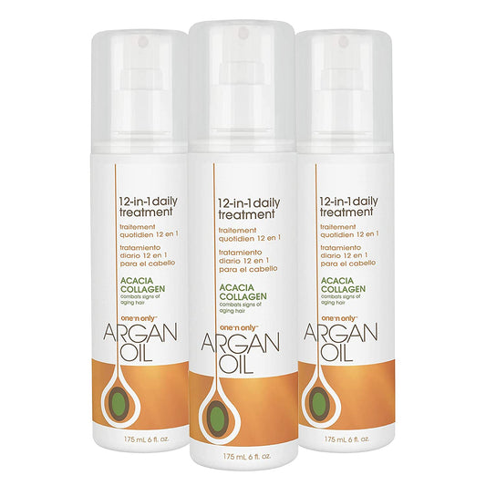One N' Only Argan Oil 12-in-1 Daily Treatment Lightweight, Helps Control Frizz, Smooths, Detangles, Moisturizes, Strengthens and Adds Body to Dry
