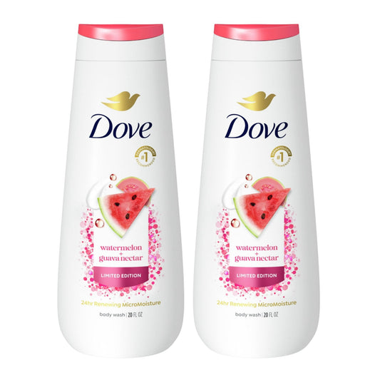 Dove Limited Edition Renewing MicroMoisture Body Wash | Summer Scents (Watermelon + Guava Nectar) Beauty & Personal Care Dove
