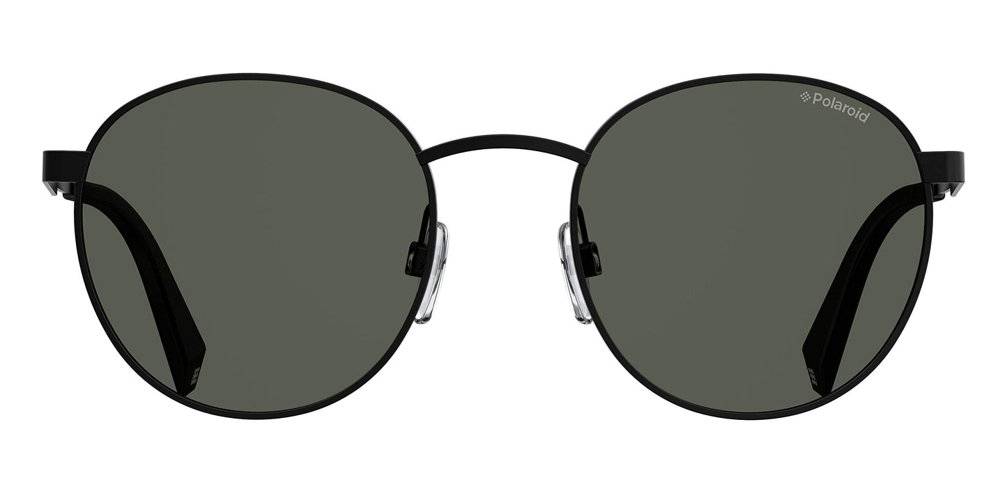 Polaroid Sunglasses PLD2053/S Oval Sunglasses, BLACK, 51 mm